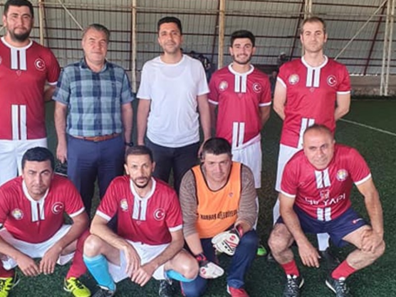 Kahramanmaraş'ın Nurhak ilçesinde Doğa için koşuyoruz futbol turnuvası