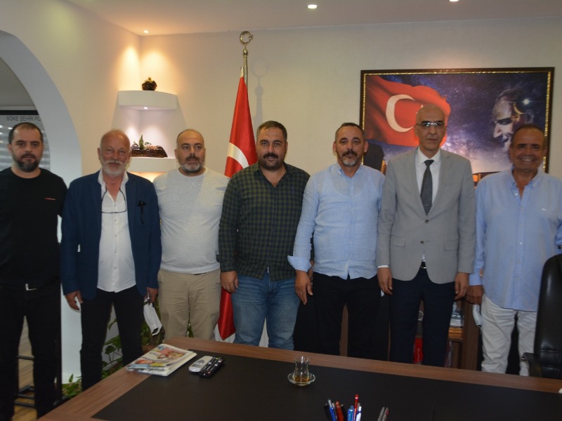  Makaraç Emniyet Müdürü Fatih Demiralp'i ziyaret etti