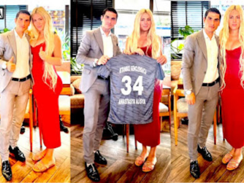  Özgür Subaşı'dan sanatçı Anastasya Alisya'ya ziyaret spor ve sanatın güzel buluşması